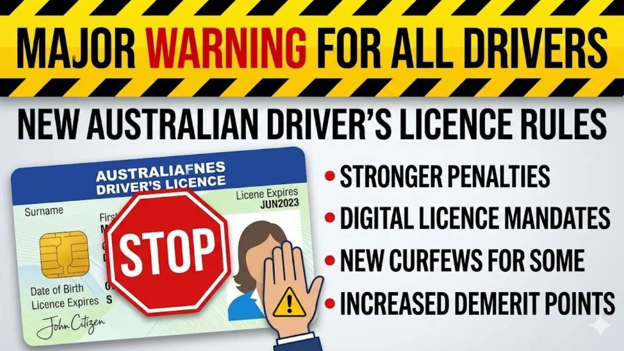 New Australian Driver’s Licence Rules 2026: Major Warning Every Driver Should Know